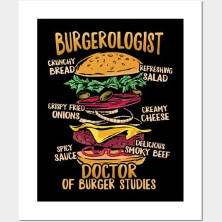 Hamburger Studies - Doctor of Burger Studies Design Posters and Art